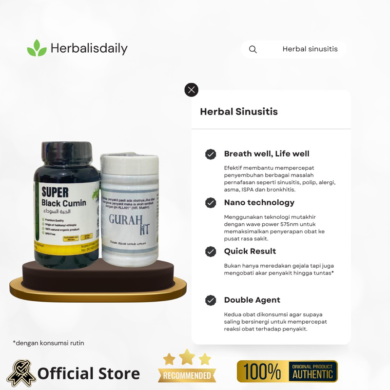 paket gurah hidung spesialis sinusitis dengan nano teknologi