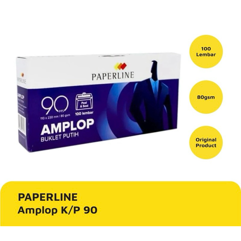 

Amplop Putih Paperline isi 100lembar