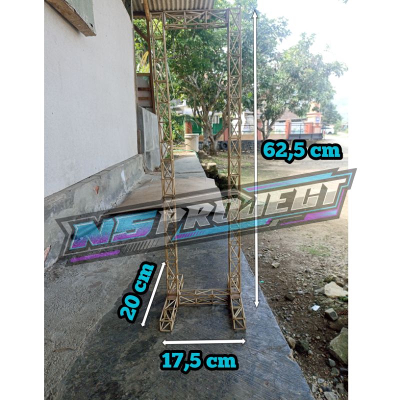 Riging miniatur sound system