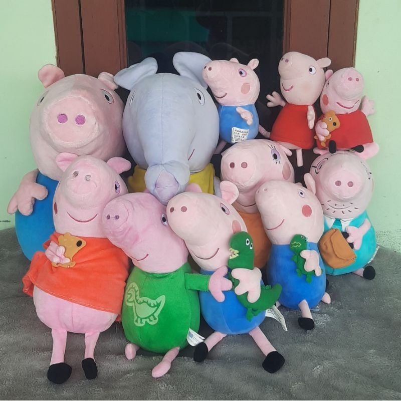 Boneka Keluarga Teman Peppa Pig Babi Bebong Original Peppa Pig & BONEKA ELEKTRIK Peppa Pig Kado/ Had