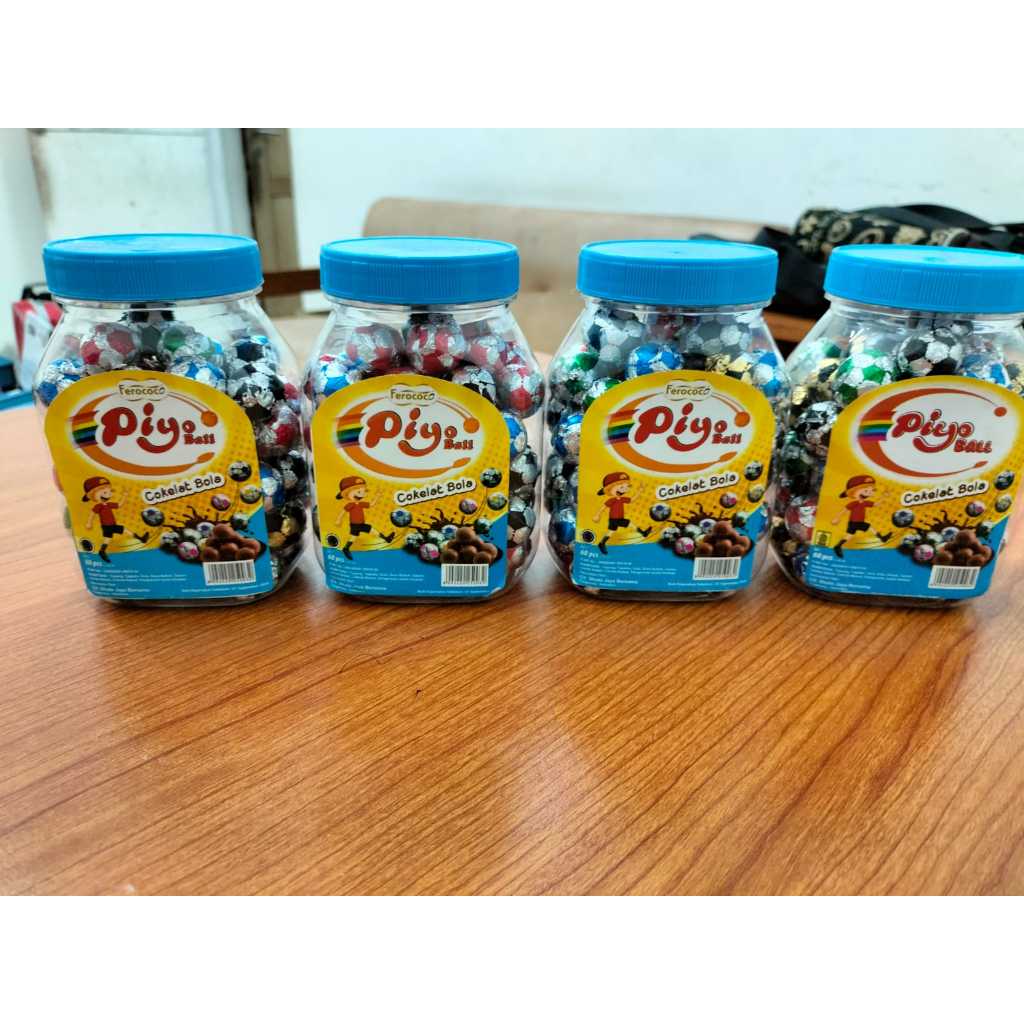 

Piyo Cokelat Ball Toples (Isi 1 Toples 60 Pcs)