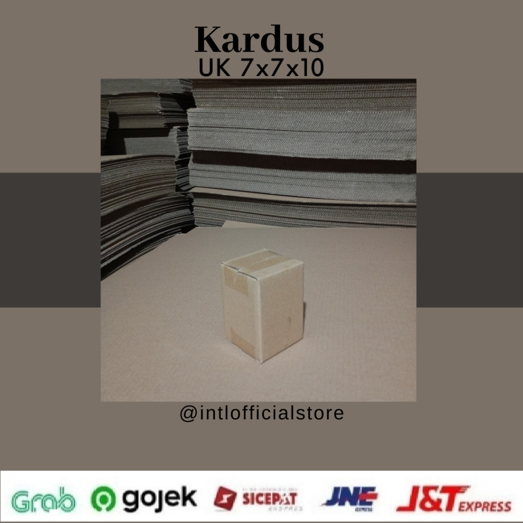 

Kardus Box Karton UK 7x7x10