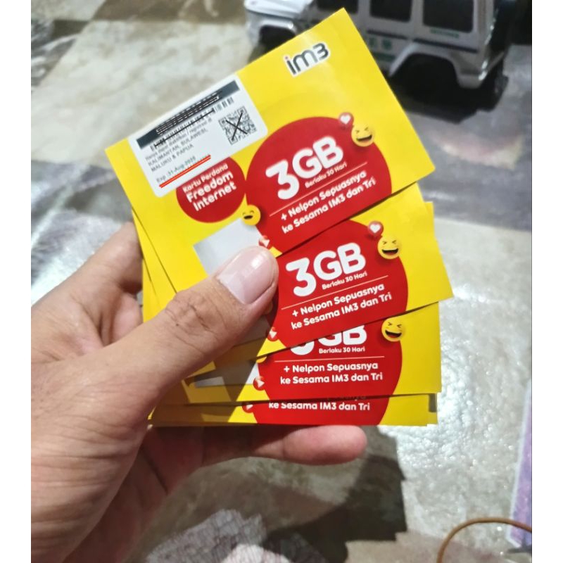 Kartu Perdana IM3 aktif 1 Bulan