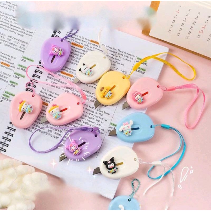

Cutter Mini Karakter lucu korea kuromi&pompopurin