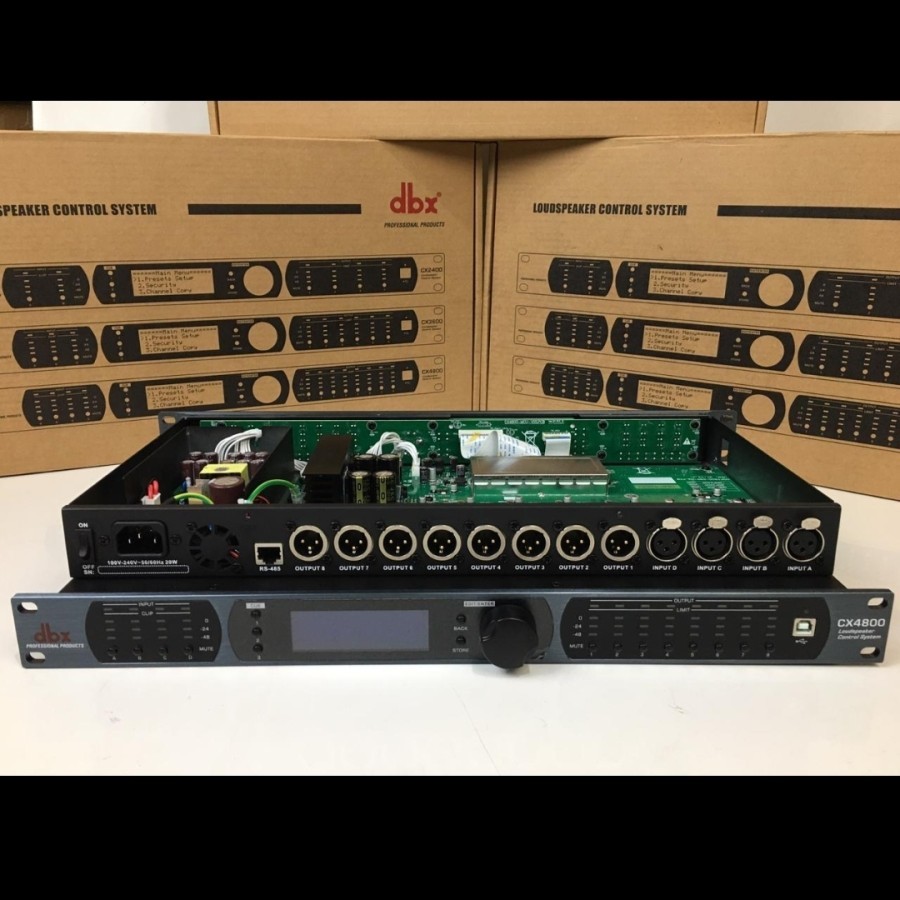 DLMS SPEAKER MANAGEMENT DBX CX4800 / CX 4800 – 4IN 8OUT NEW