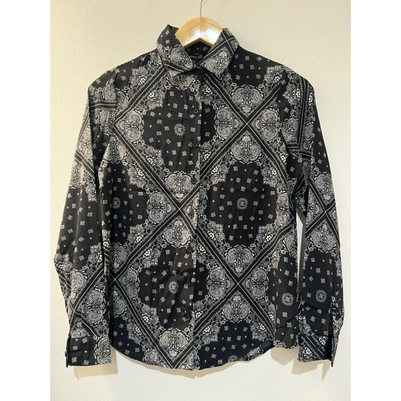 THE EXECUTIVE - Kemeja hitam motif
