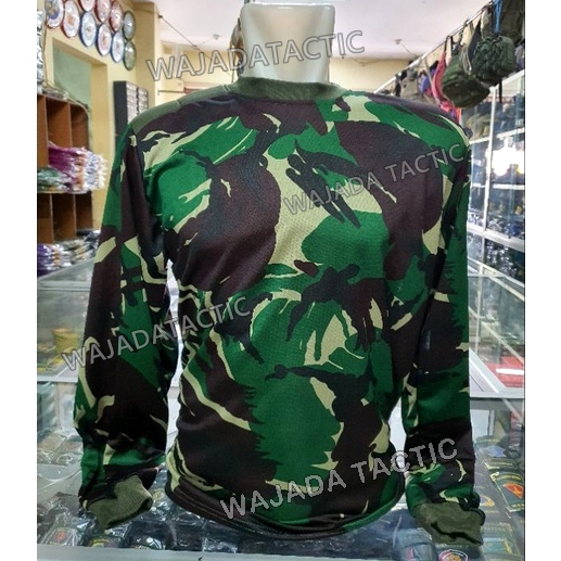 Kaos Loreng TNI Lengan Panjang - Kaos Loreng Malvinas - Kaos Loreng Army