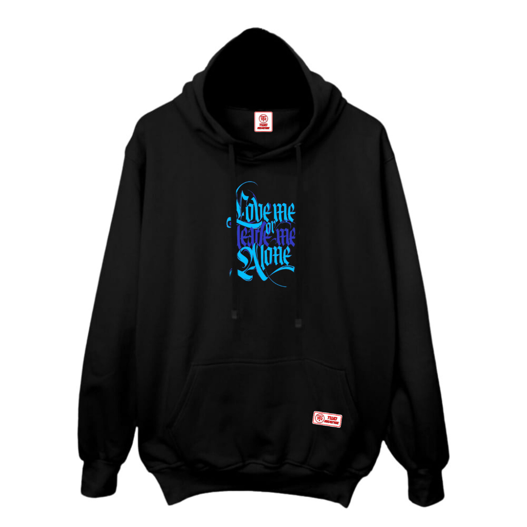 Switer Hoodie Terbaru Warna Hitam Unisex Style Koteran Kekinian Hoodie Pria/wanita Oversize