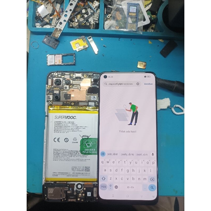 Lcd oppo Reno 8 original second copotan