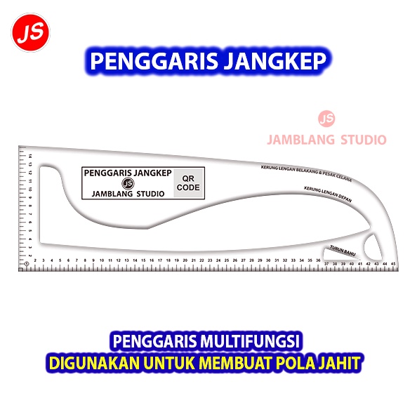 

KODE O8H Penggaris Jangkep Multifungsi Tailor Penjahit Pola Lengkap Jamblang Studio