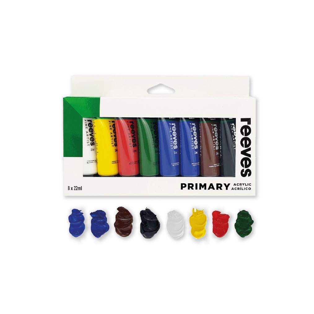 

KODE Q1H9 Reeves Artists 8x22ml Acrylic Color Paint Set