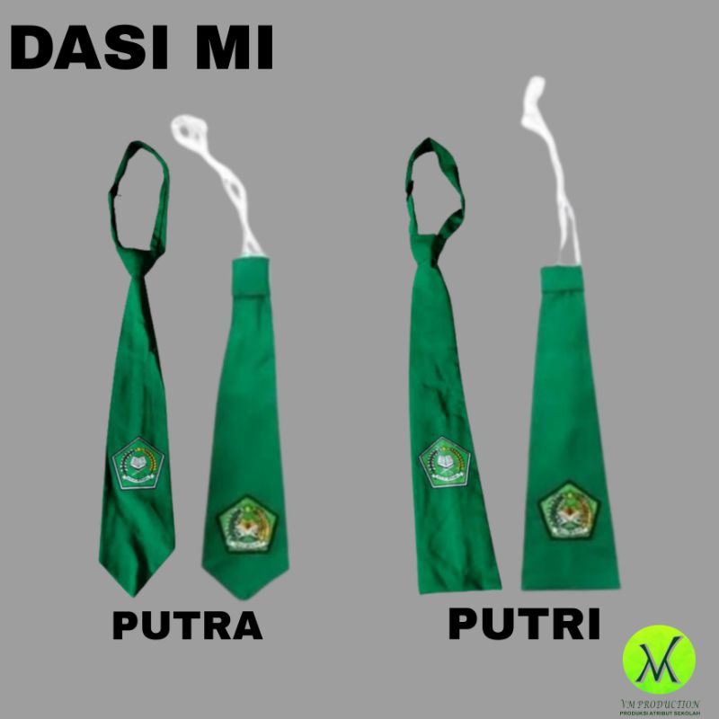 DASI MI BORDIR DASI SEKOLAH MI LOGO BORDIR