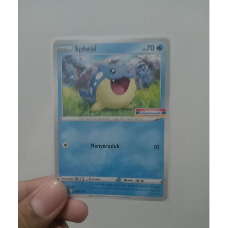Kartu pokemon Promo Spheal Indomaret