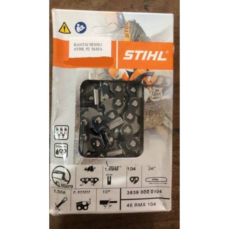 RANTAI 070 52 MATA BAR 36 INCH SENSO CHAINSAW Belah STIHL ORIGINAL