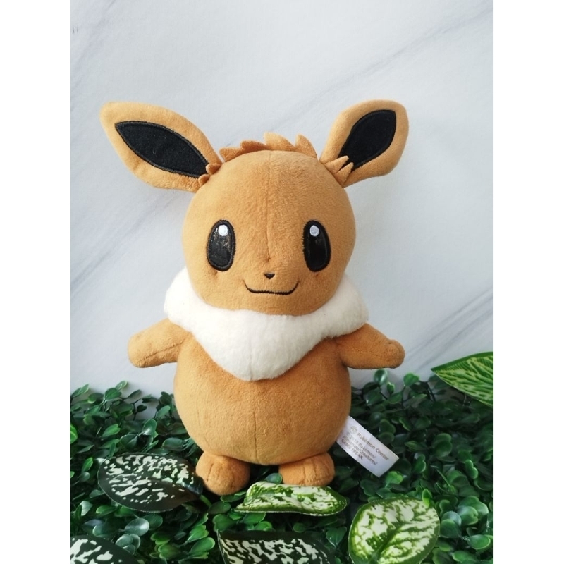Boneka Pokemon Plush [ Eevee Stand ] Original Pokemon Center