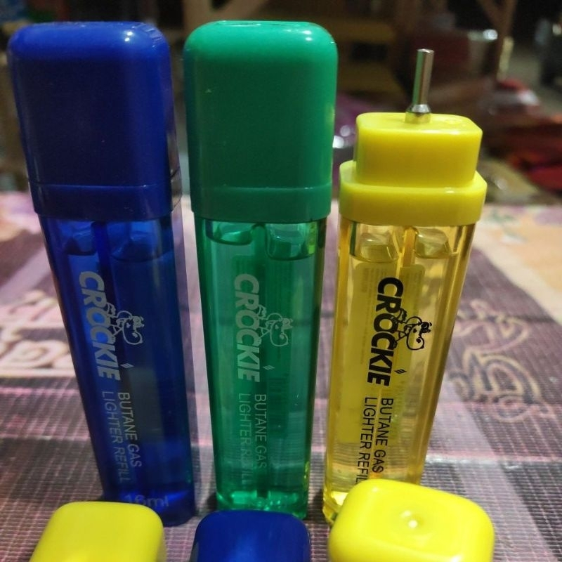 Gas Butane Refill Korek Api Crockie 16ml - Refill Lighter