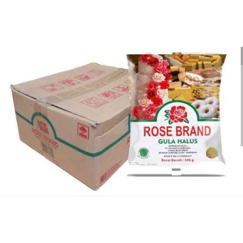 

GULA HALUS ROSE BRAND 1dus 20 bgks 500 gram