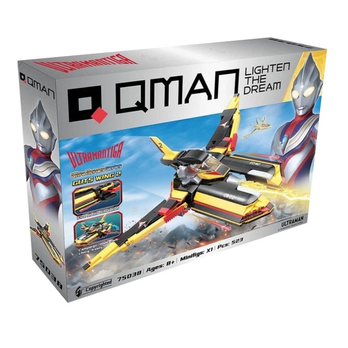 QMAN Keeppley Brick Figure Lighten The Dream Guts Wing 2 Multicolor