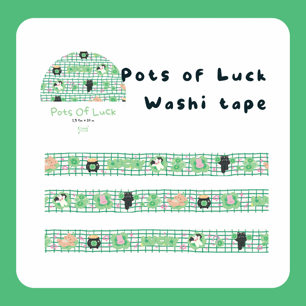 

Pots of Luck Washi Tape