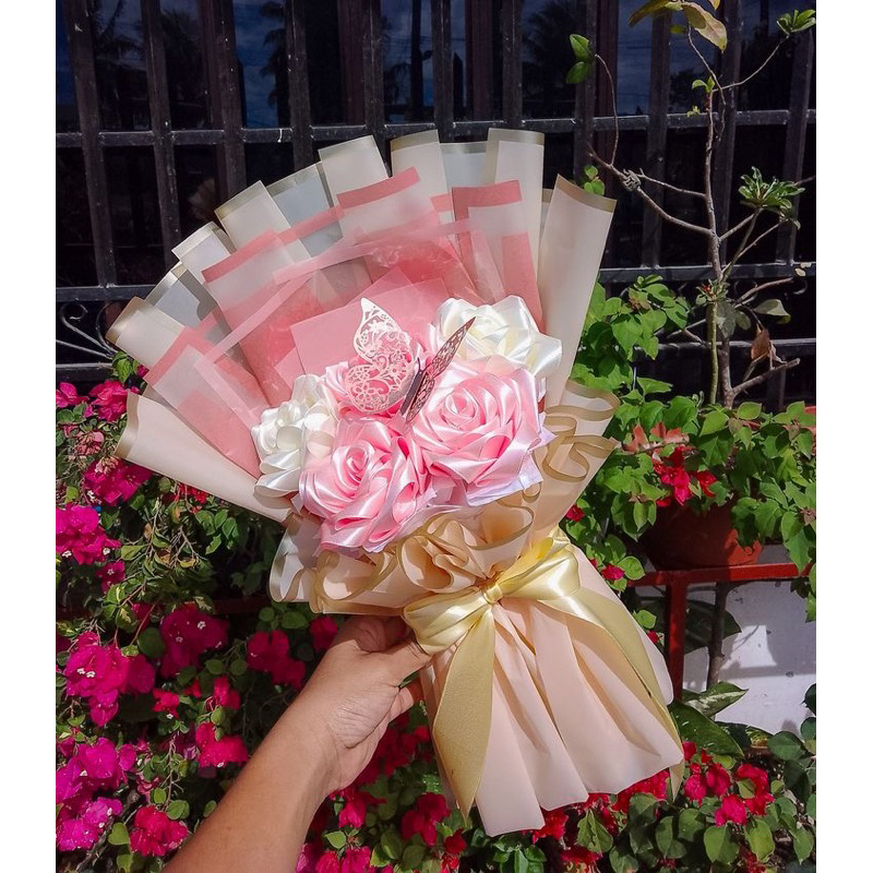 

buket pita satin
