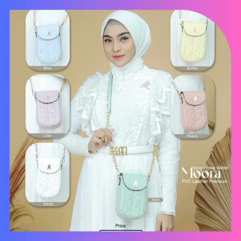 Moora Sling Phone Wallet by Hijab Arrafi ~ Tas Dompet HP Kekinian Ar Rafi