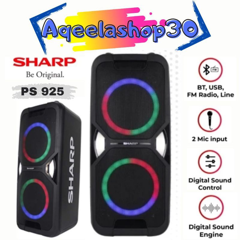 Speaker Sharp PS 925 Bluetooth Speaker