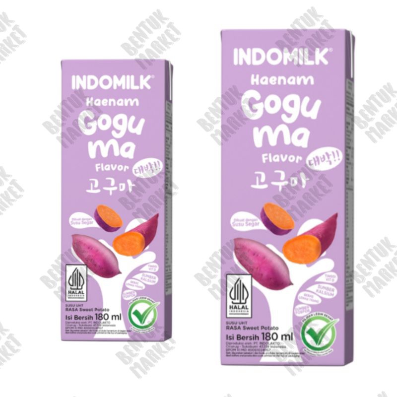 

INDOMILK SUSU UHT GOGUMA KOTAK 180ml / Susu UHT