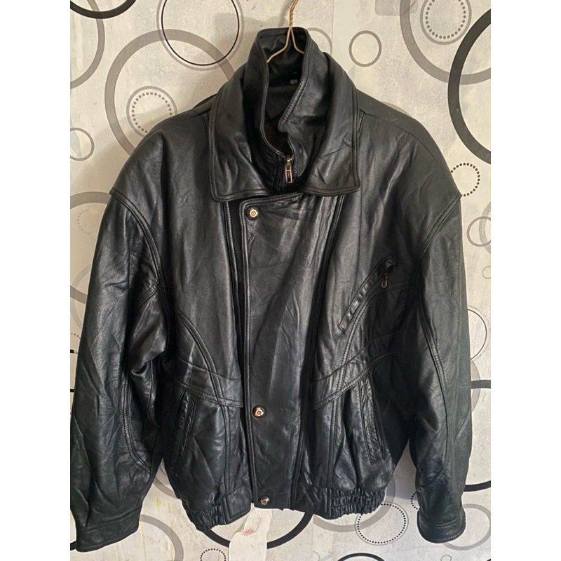 leather jacket kulit asli