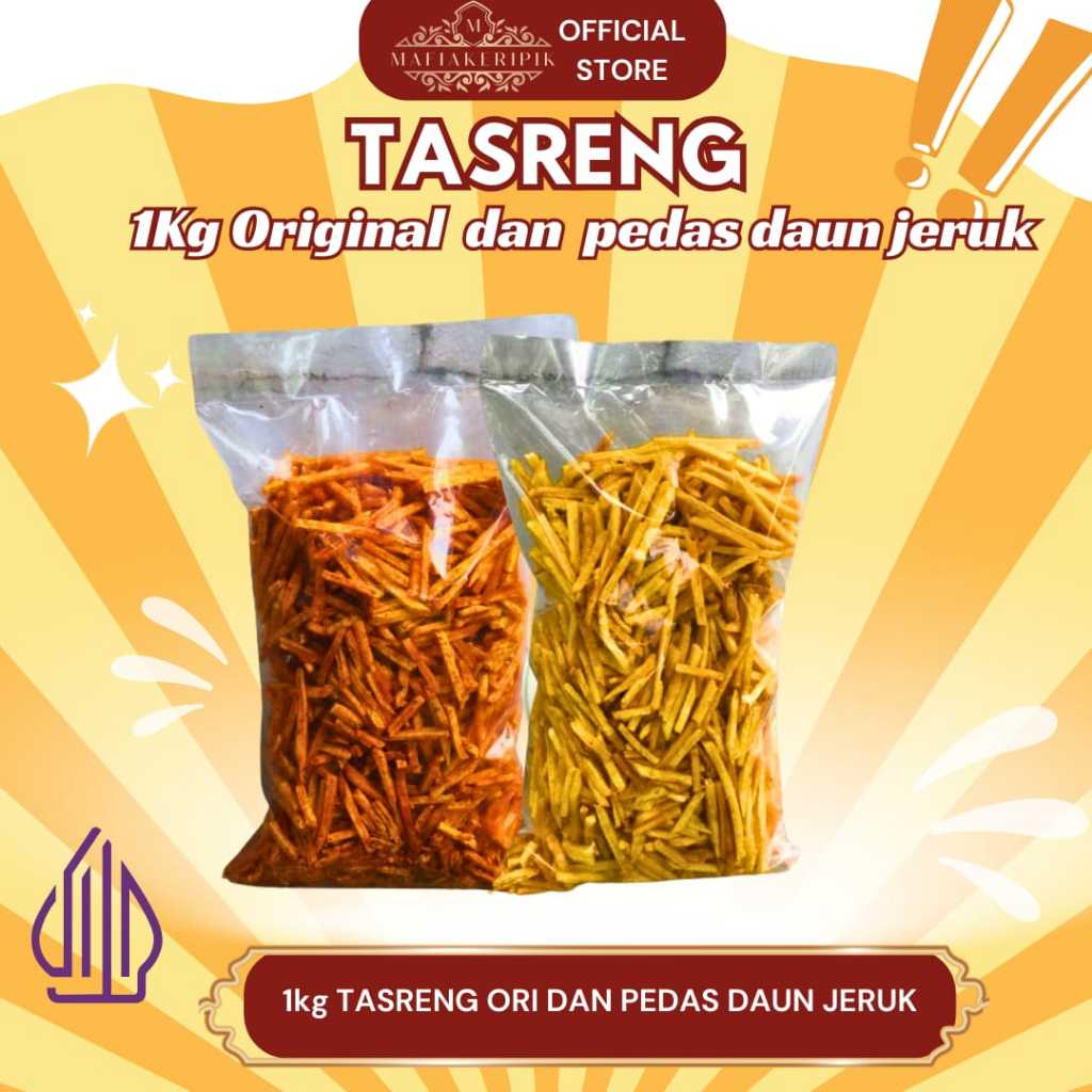 

TASRENG 1KG ORIGINAL DAN PEDAS DAUN JERUK