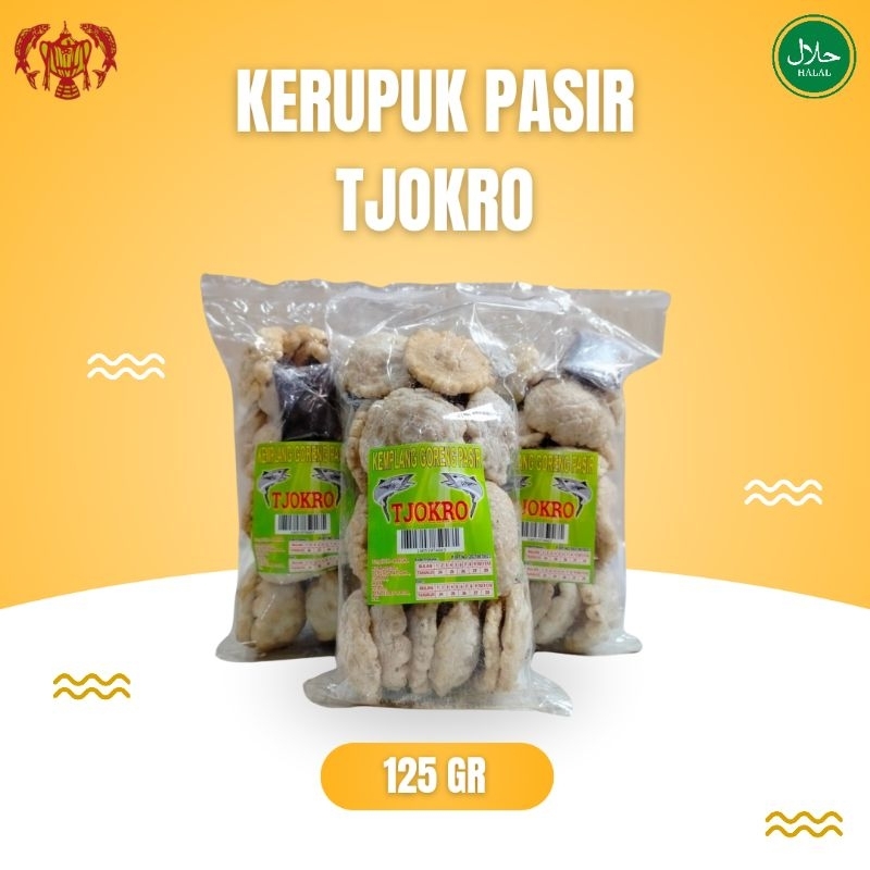 

Kemplang Pasir khas Bangka cap Tjokro, 125gr