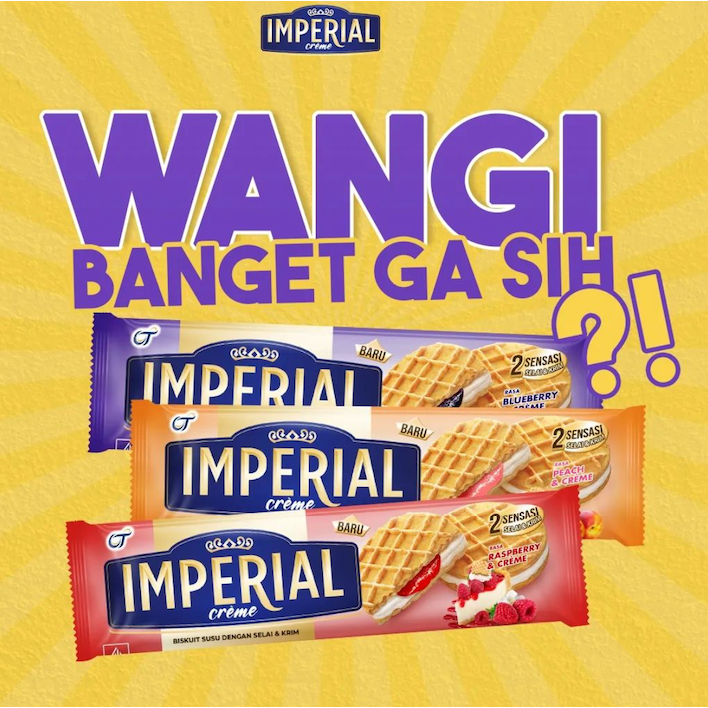 

Snack Imperial Creme Waffle 108gr - Blueberry / Raspberry / Peach