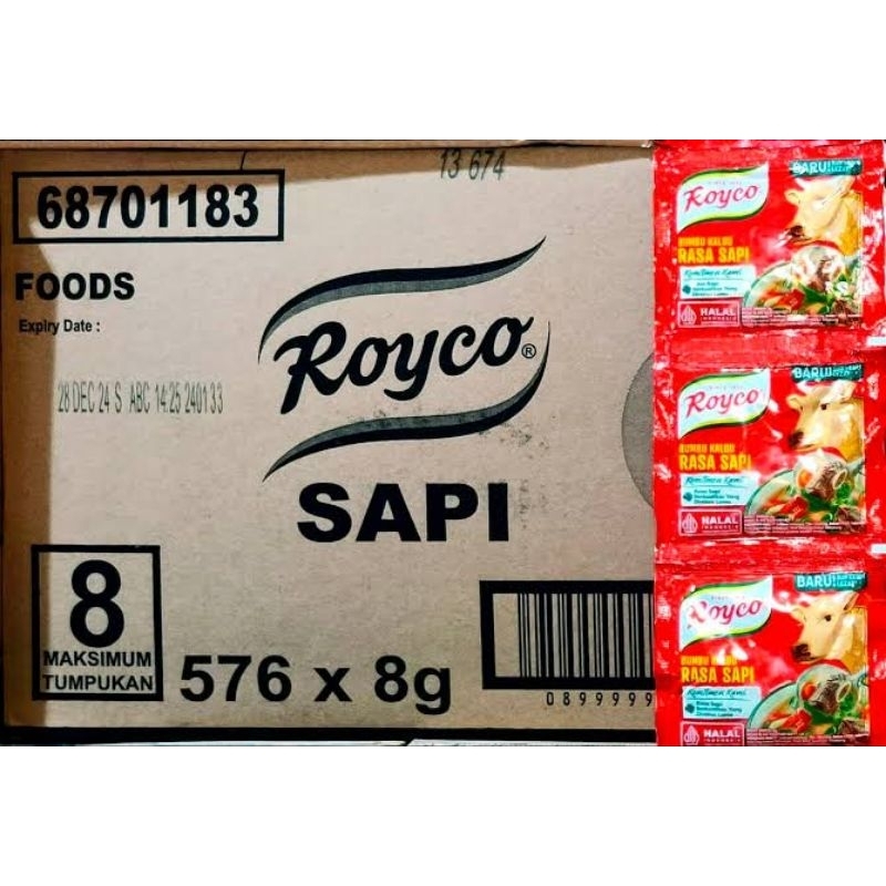 

ROYCO RASA SAPI DAN RASA AYAM (576X8gr) TERMURAH