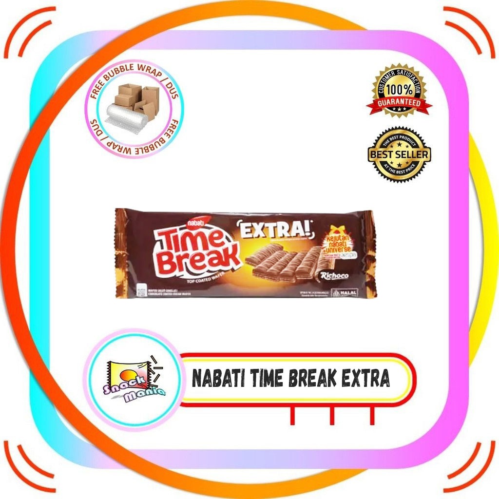 

Nabati Time Break Extra Wafer Richoco 36 gr Coklat