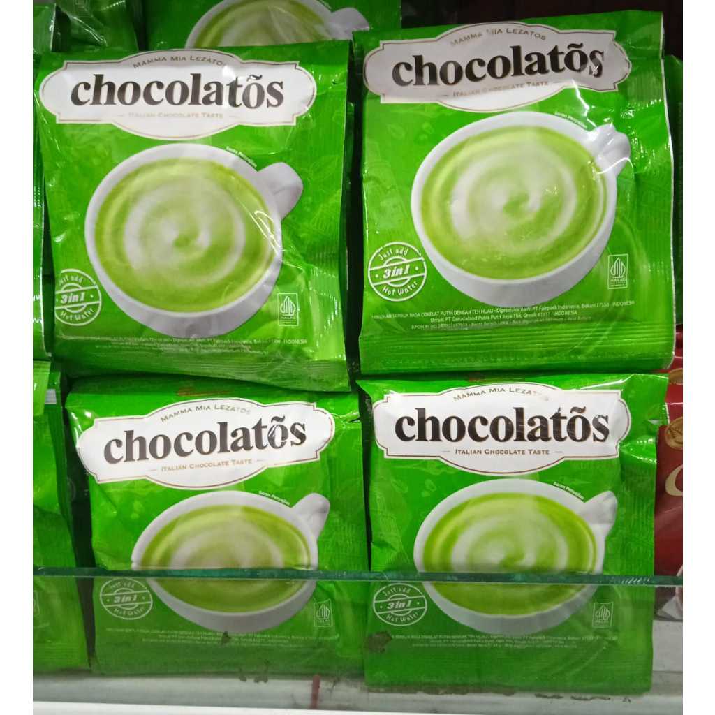 

CHOCOLATOS DRINK MATCHA LATTE 26 gram 5biji