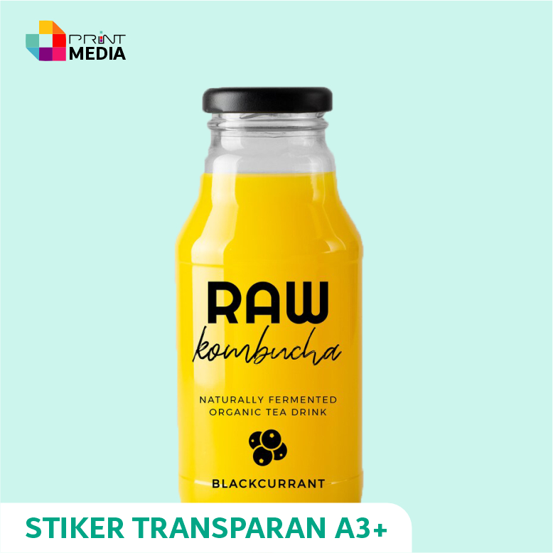

Printmedia - Cetak Stiker Transparan a3+ / Cetak Sticker Transparant A3+ / Stiker Label Kemasan