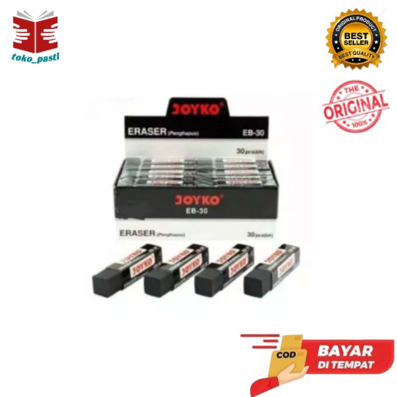 

PENGHAPUS PENSIL B30 HITAM JOYKO@1 pcs