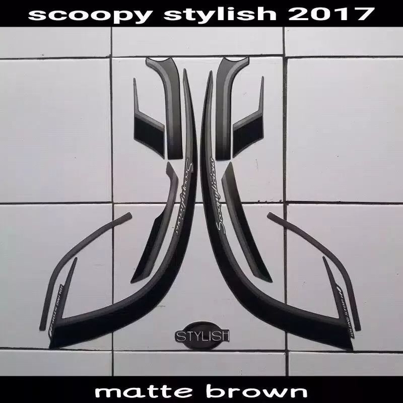 Striping Ori Scoopy Stylish 2017 Stiker Ori Scoopy Stylish 2017