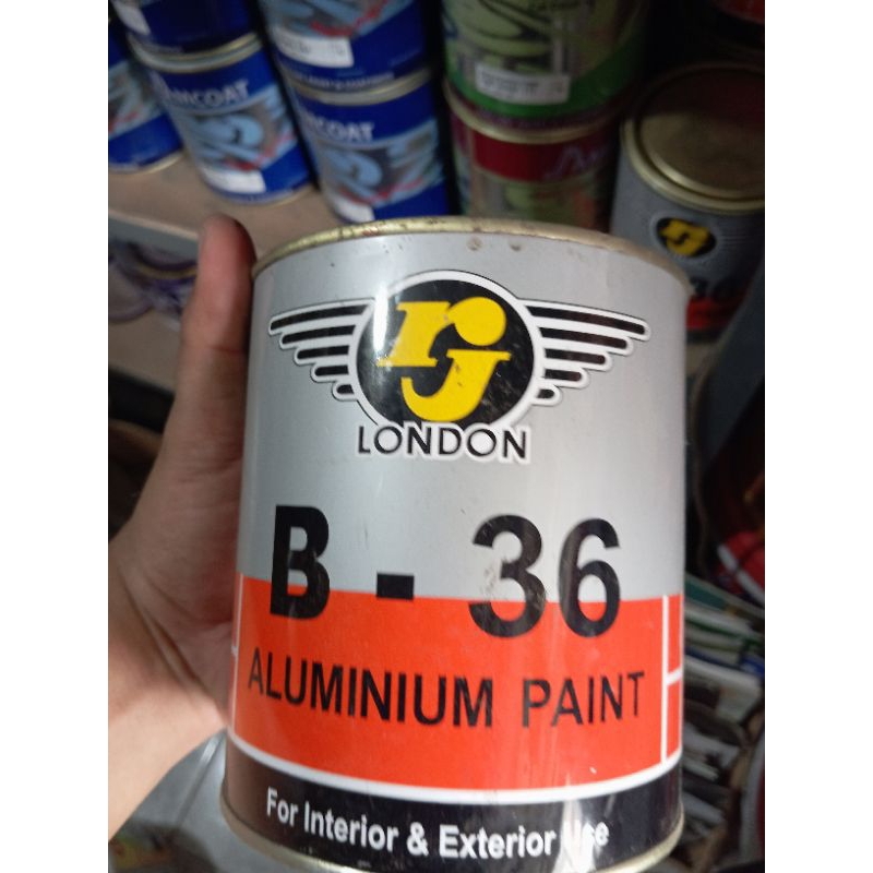 RJ B-36 Aluminium Paint / Cat Aluminium / Cat Perak Silver