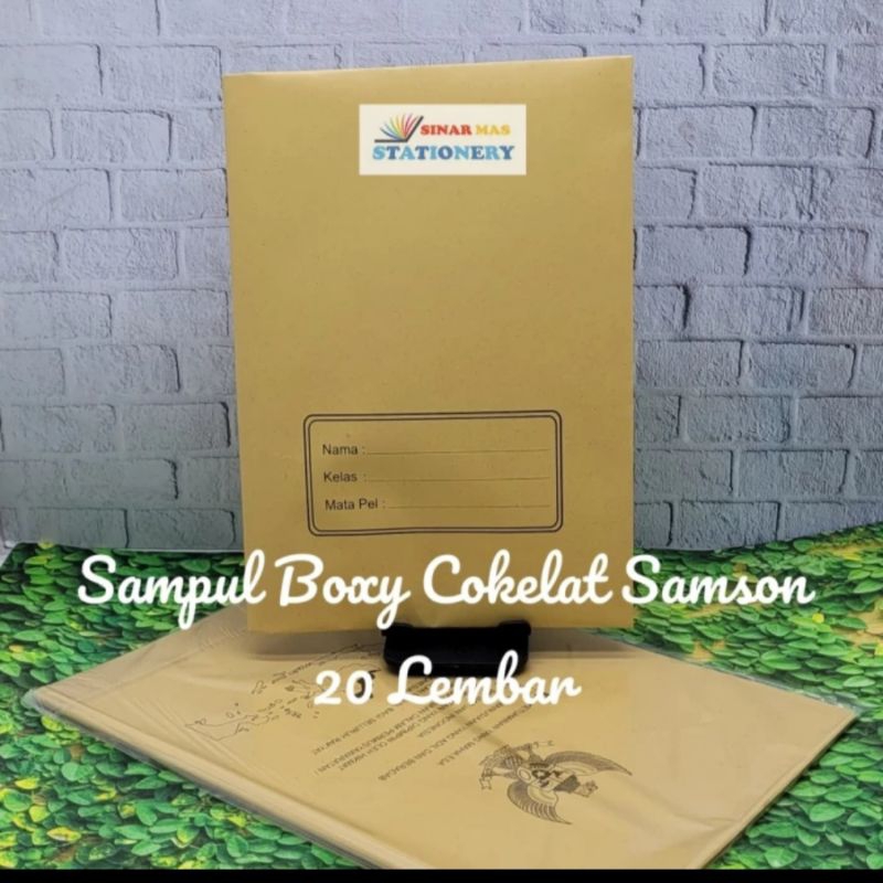 

Sampul Samson Boxy Nama / Sampul Cokelat Buku Boxy Campus (20 Lembar)