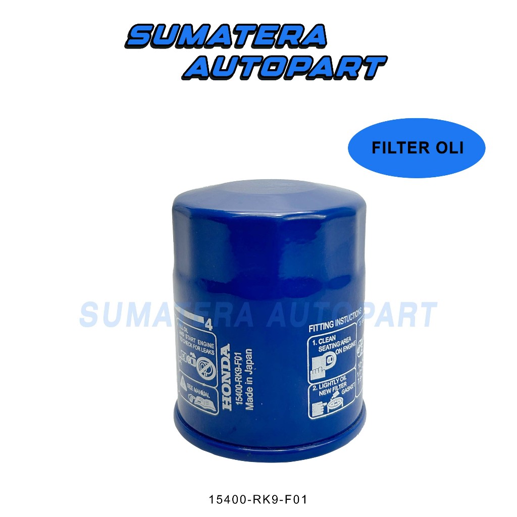 Filter Oli Oil Filter Saringan Oli Mobil Honda Accord Civic Crv Freed Jazz City Brio Mobilio Hrv Brv