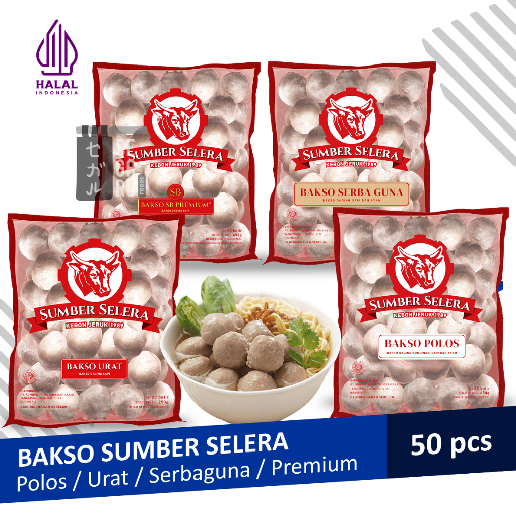 

Sumber Selera Bakso Sapi Polos / Serbaguna / Premium isi 50