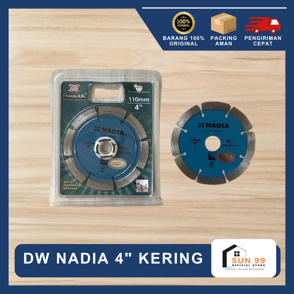 Mata Gerinda Potong Keramik Granit Kering Nadia 4 Inch
