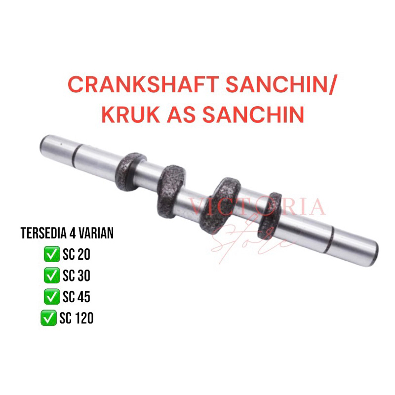 CRANKSHAFT SANCHIN POWER SPRAYER/ KRUK AS SC 20/30