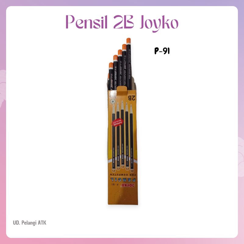 

♥️ pelangiatk ♥️ Pensil 2B | pensil Joyko | Pensil Joyko P-91