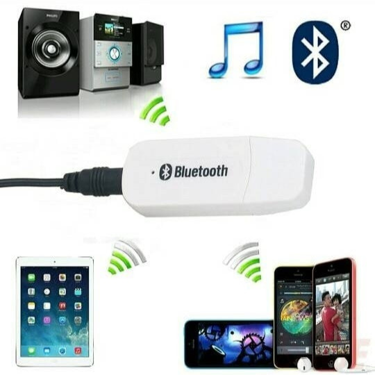 USB BLUETOOTH RECEIVER AUDIO WITH MIC DONGLE BLUETOOTH WIRELESS DONGLE STEREO SPEAKER MOBIL MUSIK