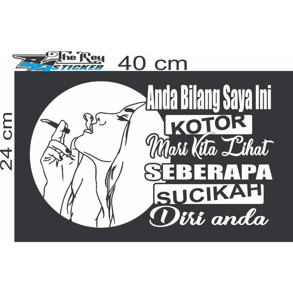 stiker cewek kata-kata keren