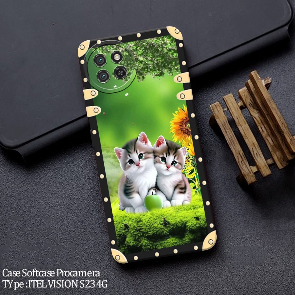 Casing Hp Itel S23 Terbaru - Fashion Case Kucing - Case Hp Itel S23 - Soft Case Hp Itel S23 - Kesing