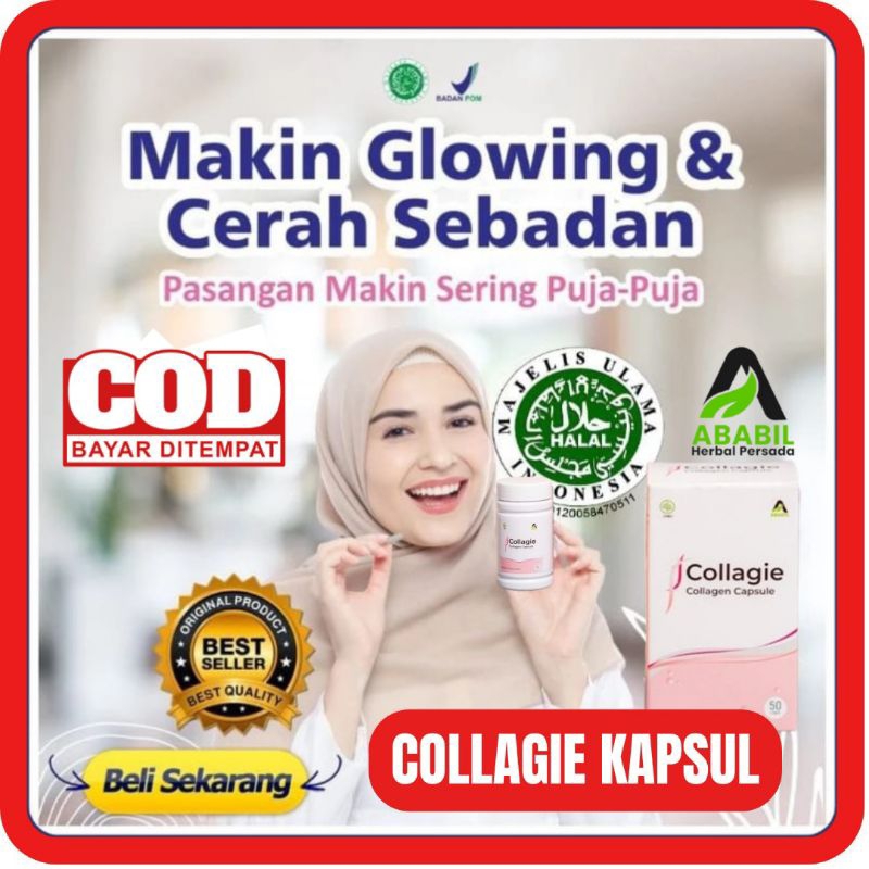 [AGEN RESMI] COLLAGIE COLLAGEN KAPSUL - COLLAGEN KAPSUL ISI 50 KAPSUL COLLAGEN PLUS COLLAGEN PLUS CO
