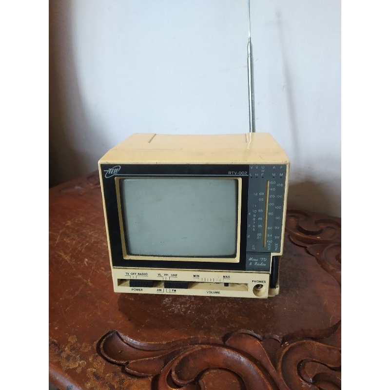 tv radio mini jadul antik