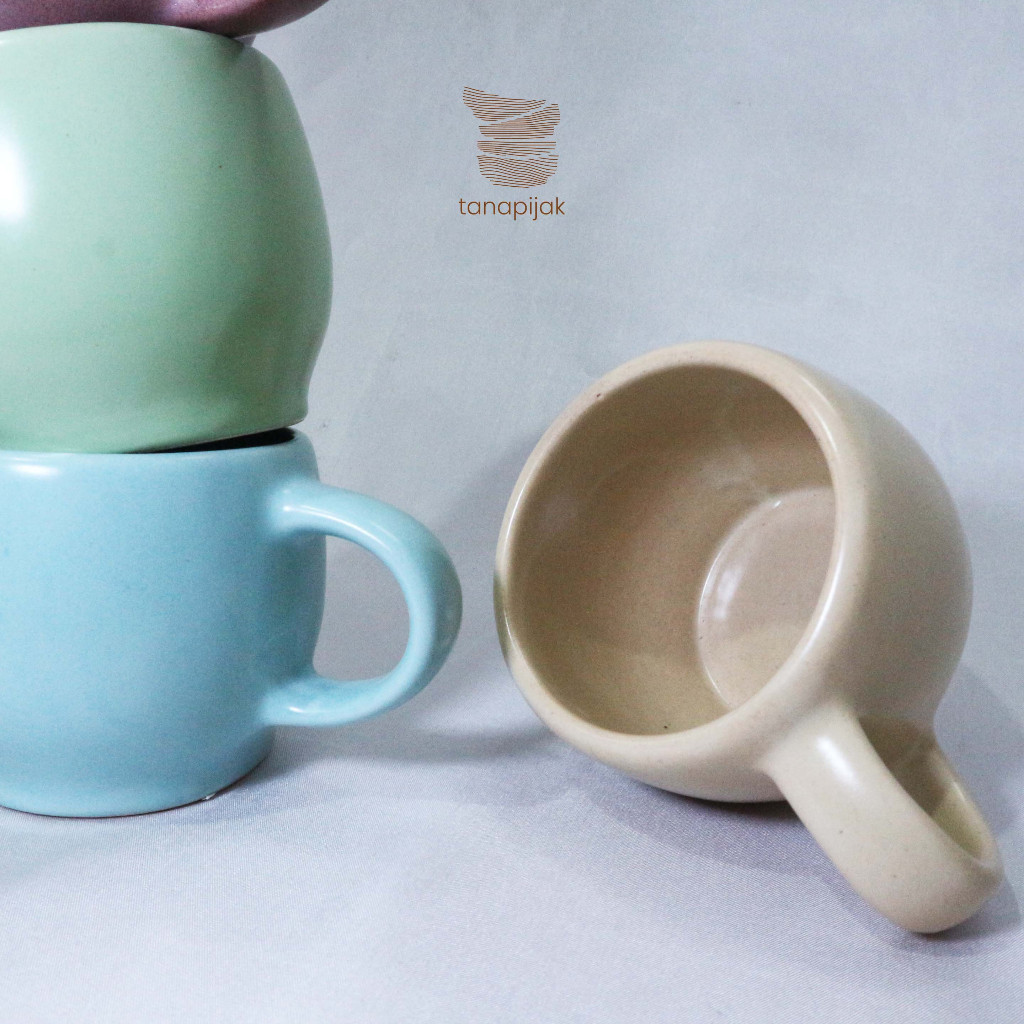 Mug Keramik 200ml - Hara Series - Tanapijak - gelas kopi cangkir teh